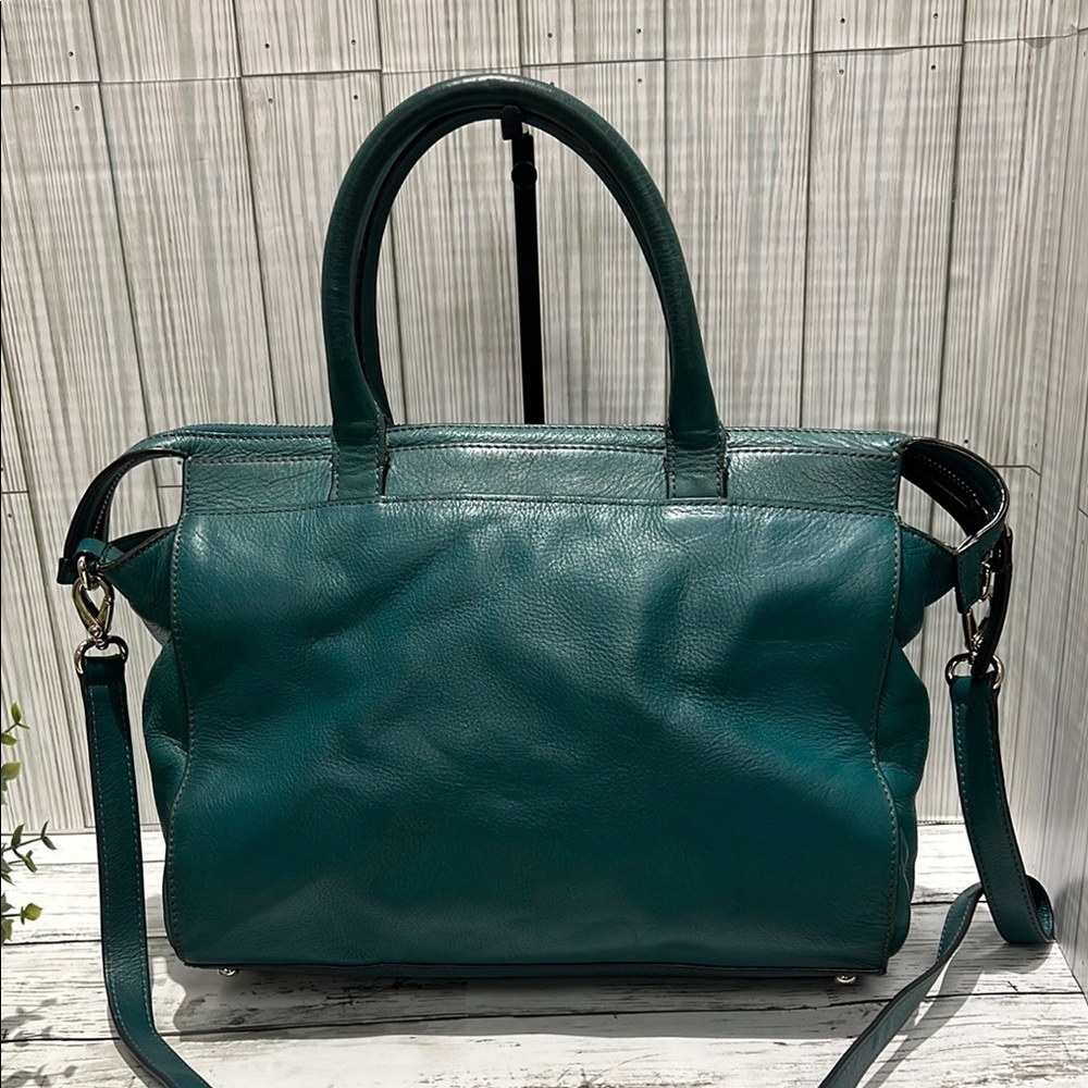 Kate Spade Green Satchel with Bow Detail Crossbody Bag - Picture 4 of 12